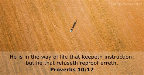 Proverbs 1017 Bible Verse Kjv