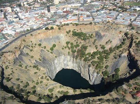 “the Big Hole” Diamond Mine In Kimberley South Africa Travel