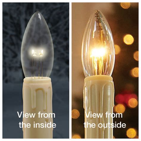 ultra bright adjustable led cordless window candle dual
