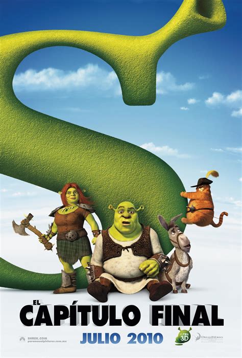 Póster Y Trailer En Español De Shrek 4 Cine Premiere