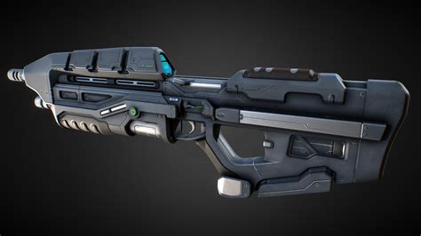 Halo Assault Rifle 3d Model By Mccarthy3d Joshuawatt811 6a3cad6