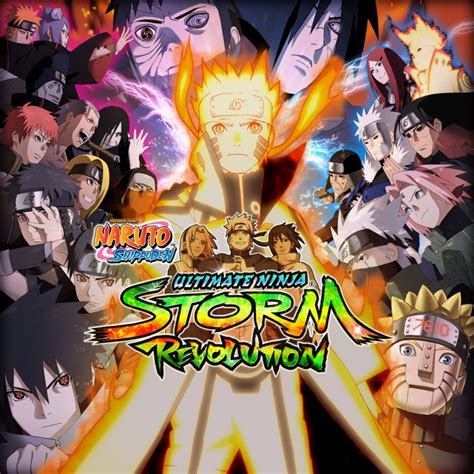 Naruto Shippuden Ultimate Ninja Storm Revolution 2014 Box Cover Art