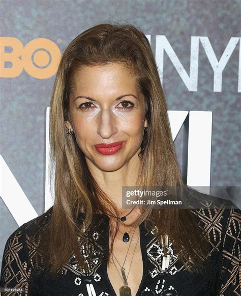 Actress Alysia Reiner Attends The Vinyl New York Premiere At News Photo Getty Images