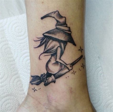 Image Result For Tattoo Witch Broom And Hat Witch Tattoo Pagan