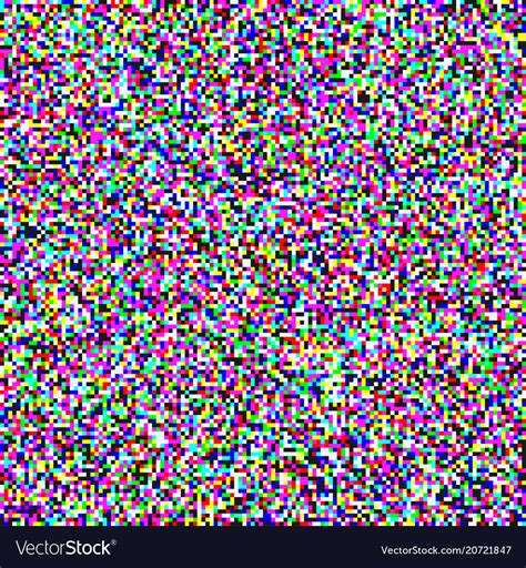 Tv Pixel Noise Grain Screen Background Royalty Free Vector