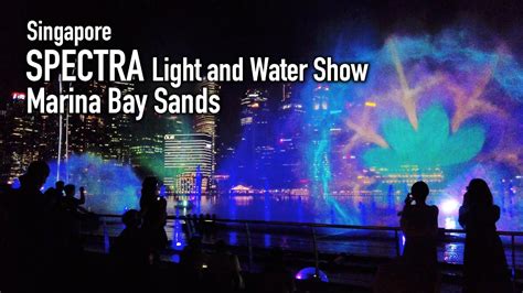 Singapore Spectra Light And Water Show Marina Bay Sands 4k Youtube