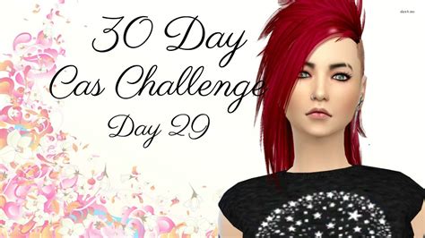 Симс 4 30 Day Cas Challenge Day 29 Панк Youtube