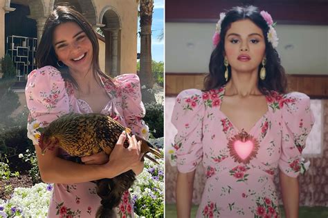 Kendall Jenner And Selena Gomez Both Love This Floral Dress
