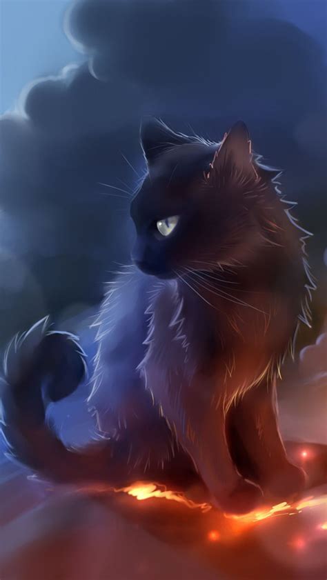 🔥 Download Black Cat Anime Wallpaper Iphone By Emoody56 Cute Anime