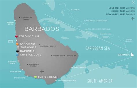 Barbados Elegant Hotels Caribbean Map Places Id Like To Go Pinte
