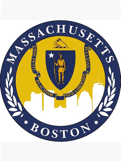 Boston Logo Poster For Sale By Cpd4 Redbubble