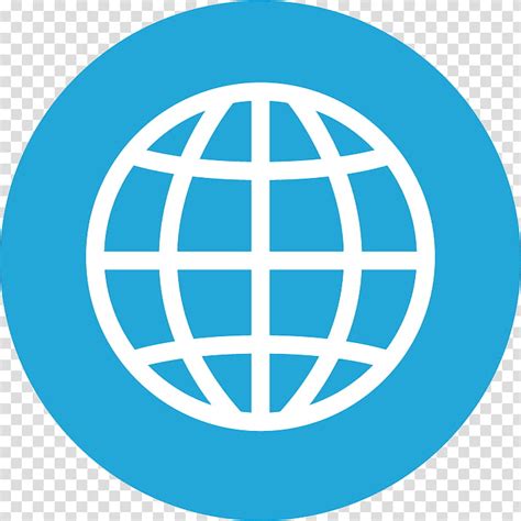 World Symbol Internet Blue Circle Line Area Logo Sphere