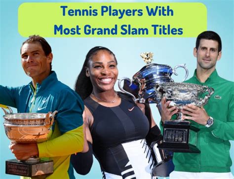 8 Tennis Players With Most Grand Slam Titles