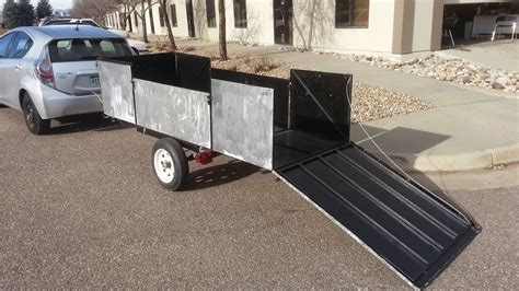 Hf 4x4 Enclosed To 4x8 Utility Conversion Trailer Build Adapt For