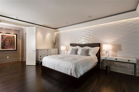 Contemporary Master Bedroom With Hardwood Floors By Mosaic