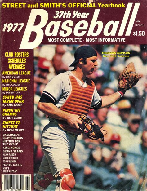 Street And Smiths Baseball Yearbook 1977 At Wolfgangs