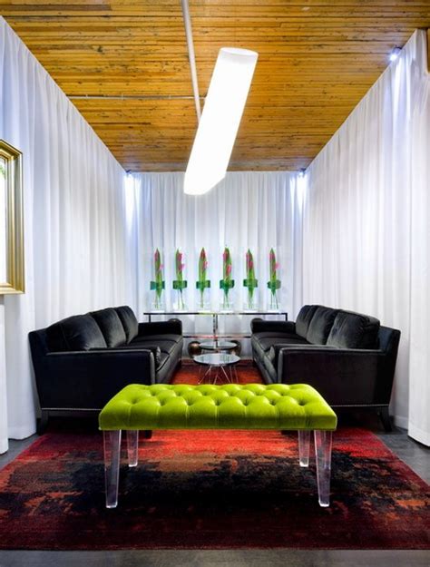 Chartreuse And Velvet Interiors By Color