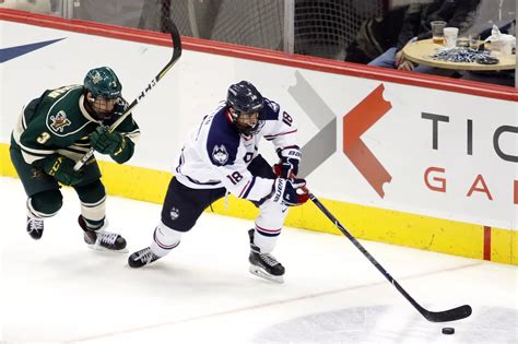 Men's college hockey has reached its final four teams. UConn men's hockey drops series finale to Vermont 4-2