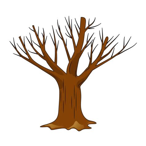 How To Draw A Dead Tree Step By Step