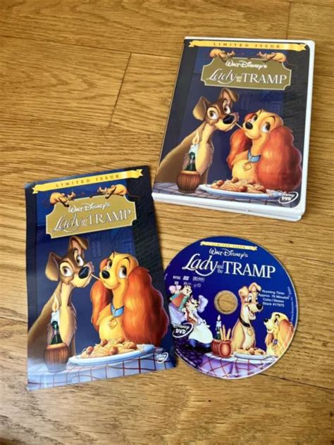 Walt Disney Lady And The Tramp Limited Issue Dvd Complete Fast Ship