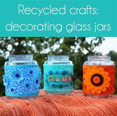 Decorating Glass Jars Is A Fun Recycled Craft Mod Podge Rocks