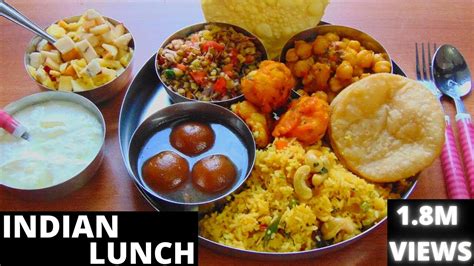 Simple Indian Lunch Recipe Indian Veg Thali Special Indian Lunch