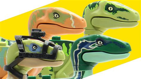 Lego Jurassic World Raptor Pack Animated Build Youtube