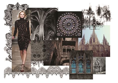 Gothic Moodboard Mood Board Fashion Fashion Illustration