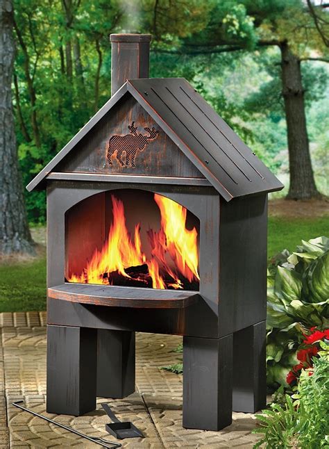 Wonderful Chiminea Outdoor Fireplace Rickyhil Outdoor Ideas
