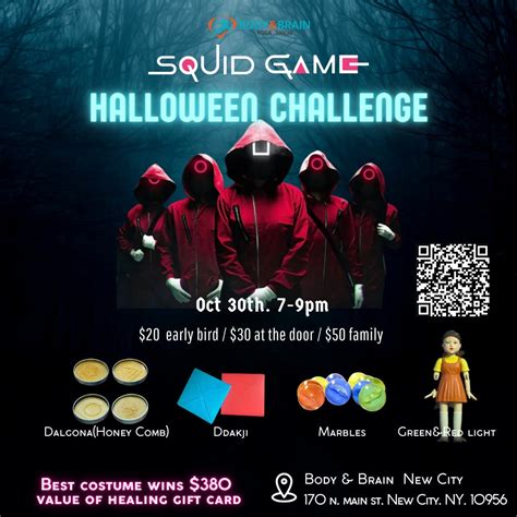 Oct 30 Halloween Squid Game Challenge New City Ny Patch