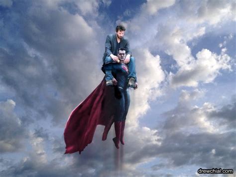 If A Ride On Supermans Back Doesnt Cheer Keanu Reeves Up Nothing