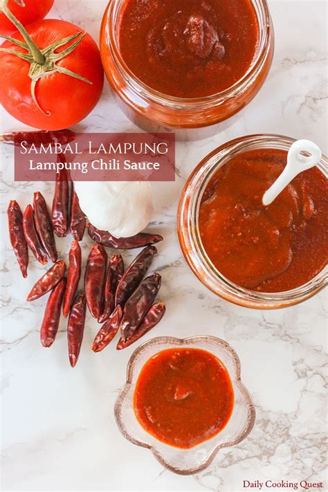 Sambal Lampung Lampung Chili Sauce Recipe Sambal Cuisine Recipes Chili Sauce Recipe