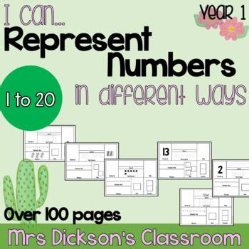 Representing Numbers in Different Ways (1-20) Distance Learning | TpT ...