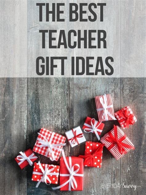 The Best Teacher Christmas Gift Ideas Story Everyday Savvy
