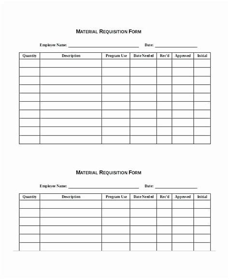 Parts Request Form Template Inspirational Part Order Form Template