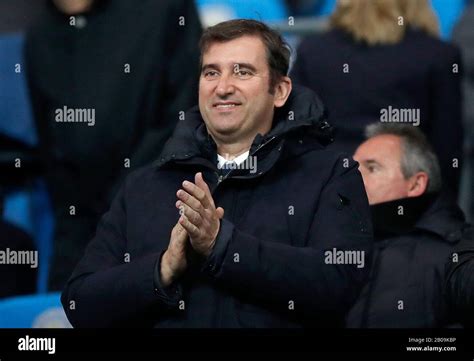 Manchester City Chief Executive Officer Ferran Soriano In The Stands