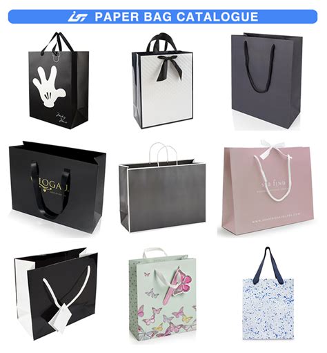 Custom Logo Printed Luxury Shopping T Paper Bag Buy Customize Logo