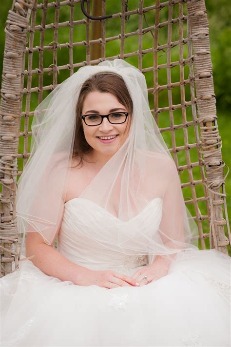 Brides Rocking Glasses On Their Wedding Day