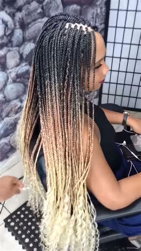 Red Medium Knotless Box Braids - Drop-Dead Gorgeous Style For Medium Knotless Braids That Will Steal Everyone’s Soul
