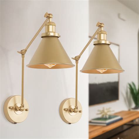 Swing Arm Hardwiredplug In Wall Sconces At