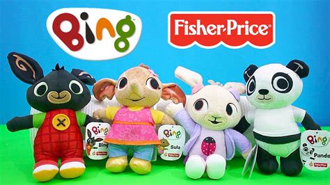 Bing Bunny And Friends Soft Toys Bbc Cbeebies Tv Show Kids Play O