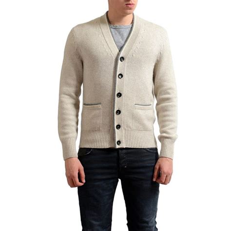 100 Cashmere Zip Cardigan For Men 3 Ply • Cashmere Mania
