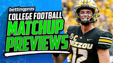 College Football Week 10 Betting Preview Best Odds Game Lines And