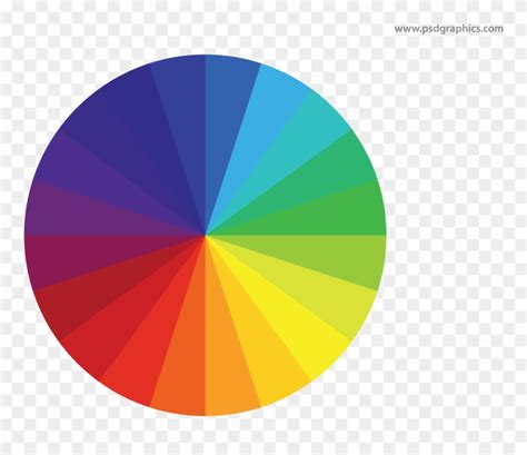 5000 X 3517 10 Color Wheel Vector Png Clipart 3355198 Pinclipart