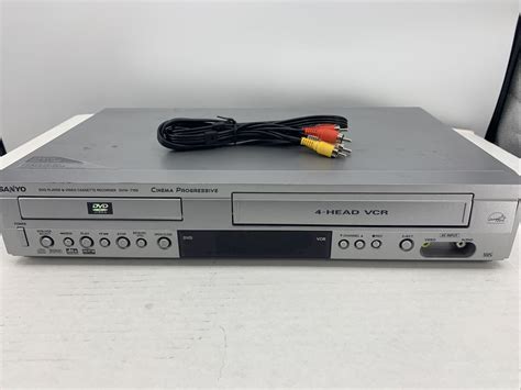 Sanyo Dvw 7100 Dvd Player Vhs Vcr Recorder Combo W Remote And Orig Manual Tested Gn
