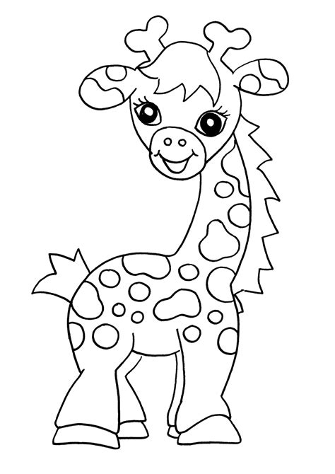 Bambini in attesa dell'esito del tampone: 30 Disegni di Giraffe da Colorare | PianetaBambini.it