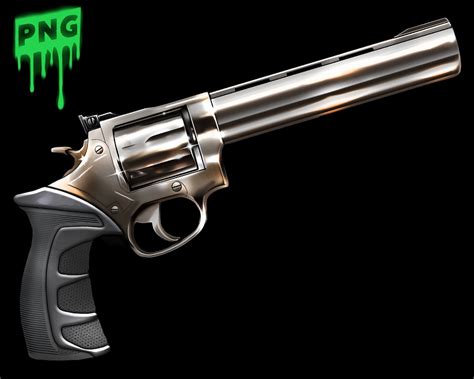 Pistol Revolver 357 Magnum Clipart Digitaler Download Etsyde