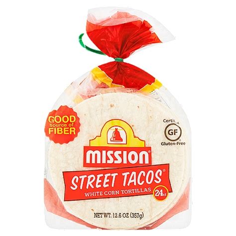 mission street tacos white corn tortillas