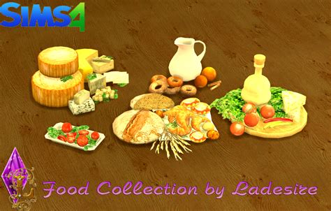 The Sims 4 Food Collection By Ladesire Buy Mode Deco