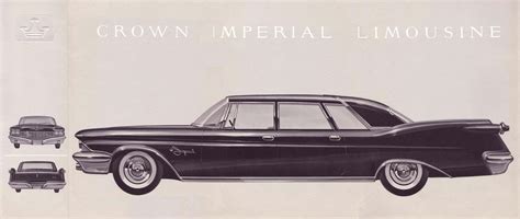 1960 crown imperial limousine brochure